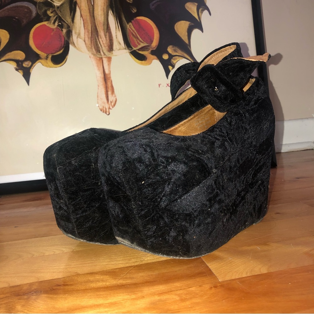 Jeffrey Campbell ballerina platforms